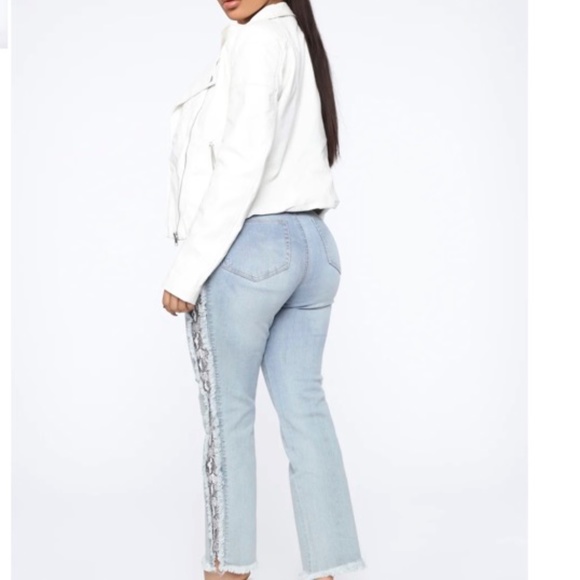 NWOT Fashion Nova Faux Leather Jacket - Picture 2 of 13